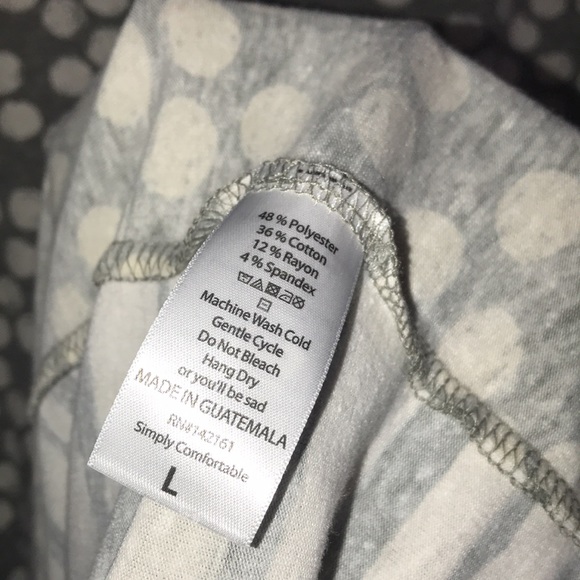 LuLa Roe Dress, Julia, Gray/White, Sz L, NWT! - Picture 11 of 12